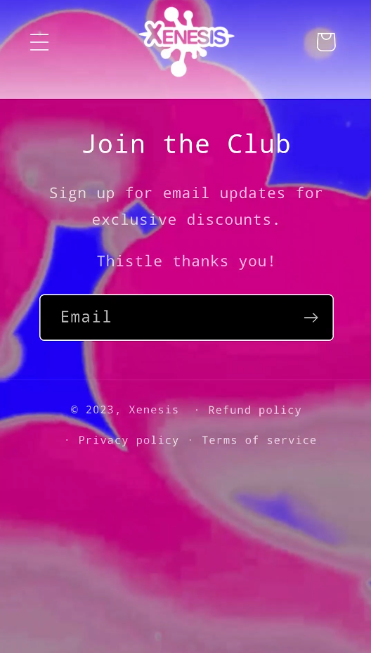 Xenesis site teaser